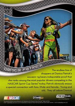 2013 Press Pass Fanfare - Fan Following National Convention VIP #FFN 5 Danica Patrick Back