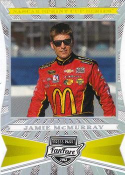 2013 Press Pass Fanfare - Holofoil Die Cuts #39 Jamie McMurray Front