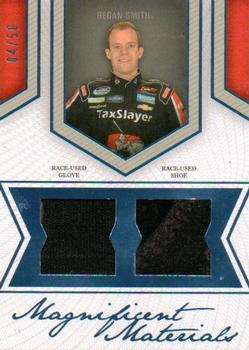 2013 Press Pass Fanfare - Magnificent Materials Dual Swatches #MM-RS2 Regan Smith Front