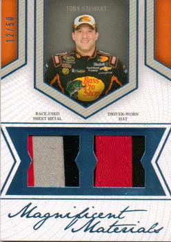 2013 Press Pass Fanfare - Magnificent Materials Dual Swatches #MM-TS Tony Stewart Front