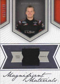 2013 Press Pass Fanfare - Magnificent Materials Silver #MM-MM2 Michael McDowell Front