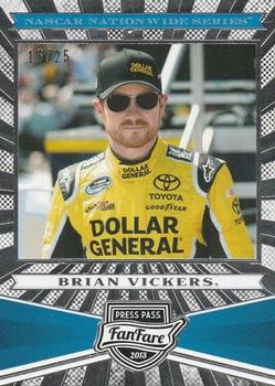 2013 Press Pass Fanfare - Silver #77 Brian Vickers Front