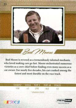 2013 Press Pass Legends #23 Bud Moore Back