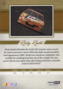 2013 Press Pass Legends #35 Ricky Rudd Back
