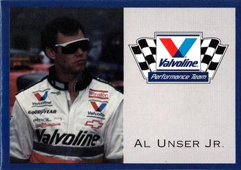 1993 Action Valvoline Performance Team #NNO Al Unser Jr. Front
