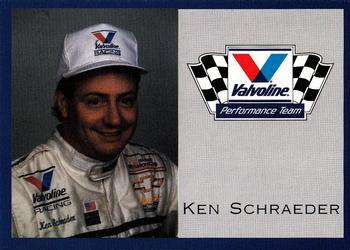 1993 Action Valvoline Performance Team #NNO Ken Schrader Front