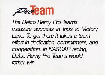 1993 Action Delco Remy Pro Team #NNO Darrell Waltrip Back