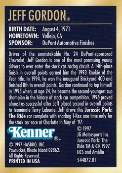 1997 Winner's Circle - Lifetime Series Jeff Gordon #3 Jeff Gordon Back
