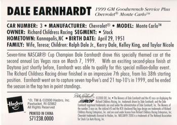 2000 Winner's Circle - Lifetime Series Dale Earnhardt #571238.0000 Dale Earnhardt Back
