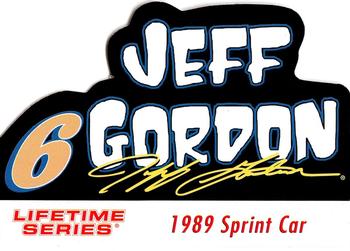 2001 Winner's Circle Double Platinum - Lifetime Series Jeff Gordon #605489.0000 1989 Sprint Car Front