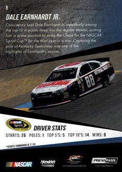 2014 Press Pass #8 Dale Earnhardt Jr. Back