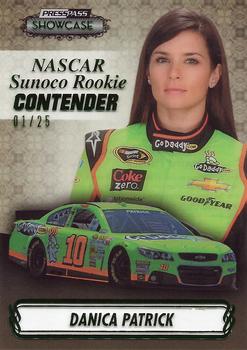 2013 Press Pass Showcase - Rookie Contenders Green #RC 1 Danica Patrick Front