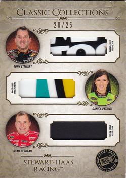 2013 Press Pass Showcase - Classic Collections Memorabilia Gold #CCM-SHR Stewart-Haas Racing Front