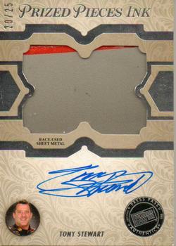 2013 Press Pass Showcase - Prized Pieces Ink #PPI-TS Tony Stewart Front
