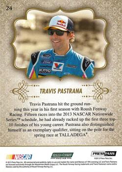 2013 Press Pass Showcase - Gold #24 Travis Pastrana Back