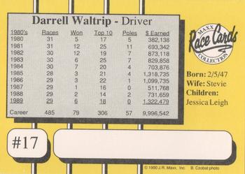 1991 Maxx Racing For Kids Special Edition #17 Darrell Waltrip Back