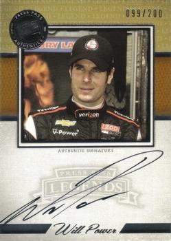 2013 Press Pass Legends - Autographs Silver #LG-WP Will Power Front