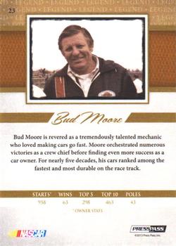 2013 Press Pass Legends - Melting Foil #23 Bud Moore Back