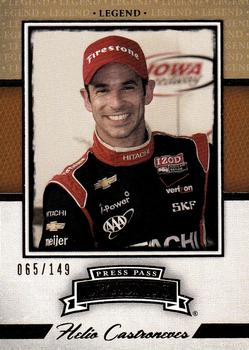 2013 Press Pass Legends - Gold #6 Helio Castroneves Front