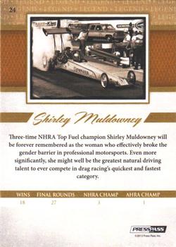 2013 Press Pass Legends - Gold #24 Shirley Muldowney Back