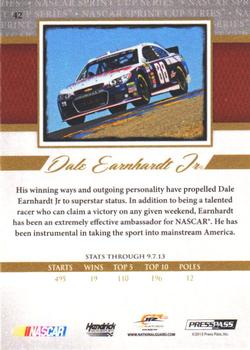 2013 Press Pass Legends - Holofoil #42 Dale Earnhardt Jr. Back