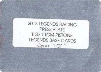 2013 Press Pass Legends - Press Plates Cyan #31 Tom Pistone Back