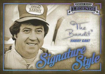 2013 Press Pass Legends - Signature Style Autographs Holofoil #SS-HG Harry Gant Front