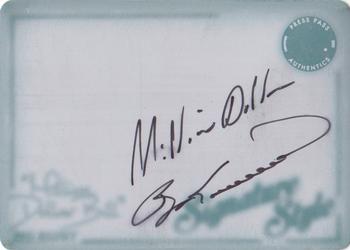 2013 Press Pass Legends - Signature Style Autographs Printing Plates Cyan #SS-BE Bill Elliott Front