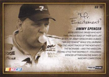 2013 Press Pass Legends - Signature Style Blue #SS 15 Jimmy Spencer Back