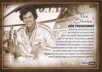 2013 Press Pass Legends - Signature Style Holofoil #SS 6 Don Prudhomme Back