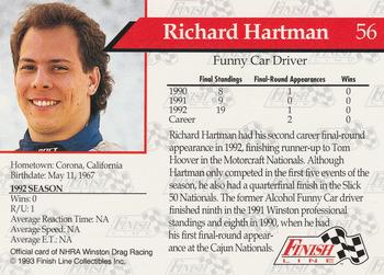 1993 Finish Line NHRA #56 Richard Hartman Back