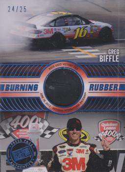 2014 Press Pass - Burning Rubber Blue #BR-GB Greg Biffle Front