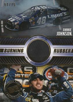 2014 Press Pass - Burning Rubber Gold #BR-JJ2 Jimmie Johnson Front