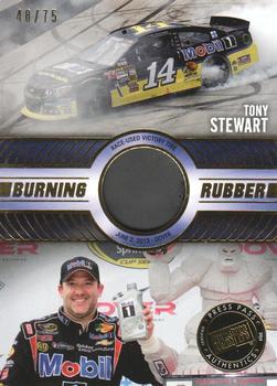 2014 Press Pass - Burning Rubber Gold #BR-TS Tony Stewart Front