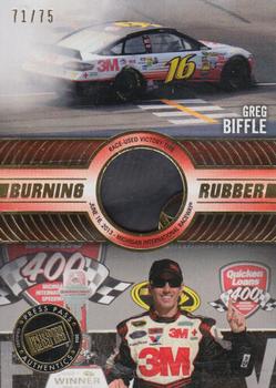 2014 Press Pass - Burning Rubber Gold #BR-GB Greg Biffle Front