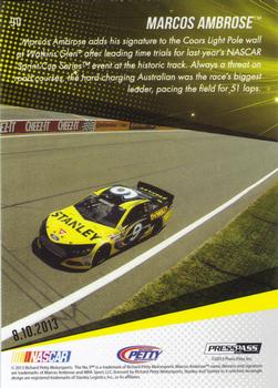 2014 Press Pass - Color Proofs Black #90 Marcos Ambrose Back