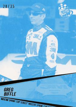 2014 Press Pass - Color Proofs Cyan #3 Greg Biffle Front