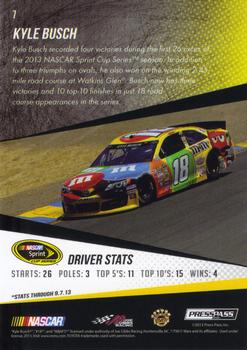 2014 Press Pass - Color Proofs Magenta #7 Kyle Busch Back