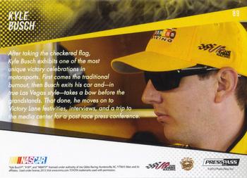 2014 Press Pass - Color Proofs Yellow #89 Kyle Busch Back