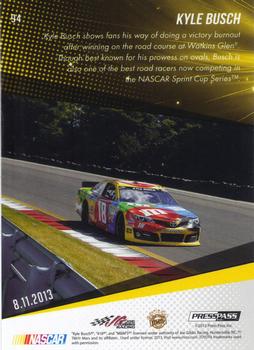 2014 Press Pass - Color Proofs Yellow #94 Kyle Busch Back