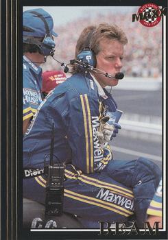 1992 Maxx (Black) #154 Mike Beam Front