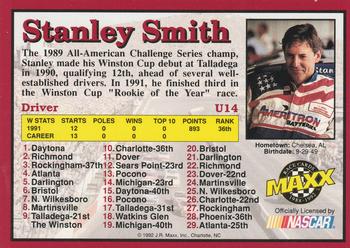 1992 Maxx Update (Red) #U14 Stanley Smith Back