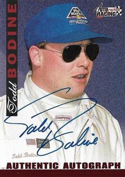 1996 Score Board Autographed - Autographs #NNO Todd Bodine Front