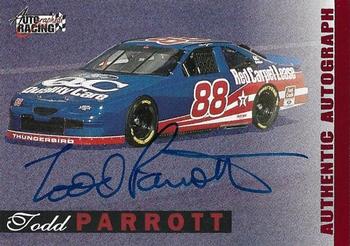 1996 Score Board Autographed - Autographs #NNO Todd Parrott Front