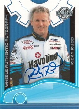 2003 Wheels High Gear - Autographs #NNO Ricky Rudd Front