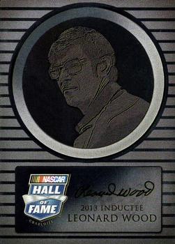 2014 Press Pass Total Memorabilia - Hall of Fame Plaques #HI 20 Leonard Wood Front
