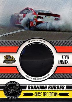 2014 Press Pass Total Memorabilia - Burning Rubber Chase Tire Edition Silver #BRC-KH Kevin Harvick Front