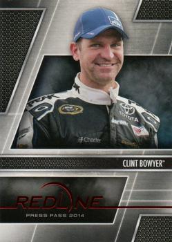 2014 Press Pass Redline #10 Clint Bowyer Front