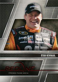 2014 Press Pass Redline #41 Ryan Newman Front