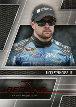 2014 Press Pass Redline #46 Ricky Stenhouse Jr. Front